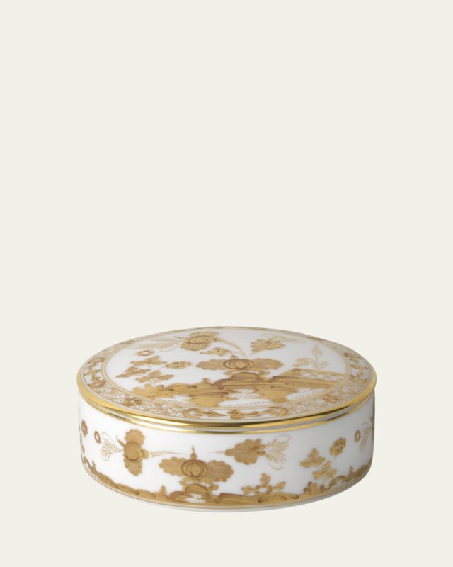 Oriente Italiano Round Trinket Box